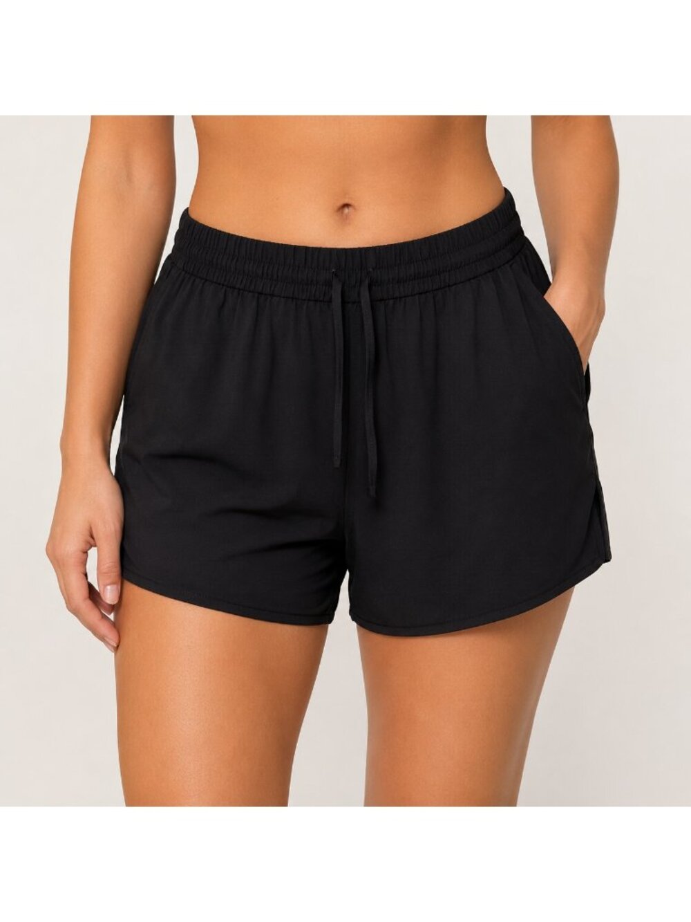 Vero Moda Black Lightweight Shorts Size Medium
